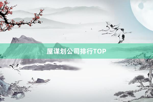 屋谋划公司排行TOP